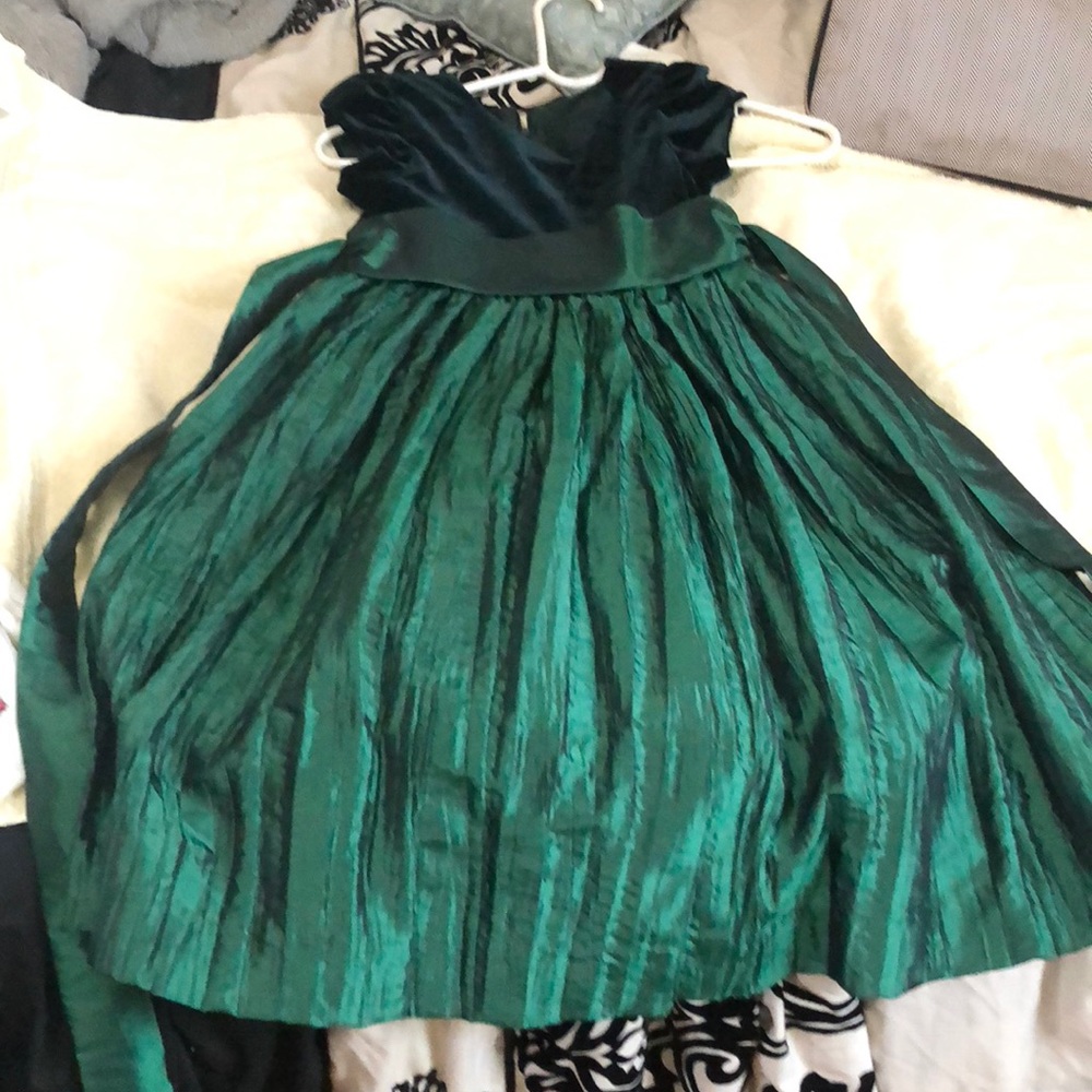 Dark Green girls dress